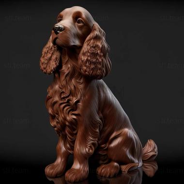 3D model English Water Spaniel dog (STL)